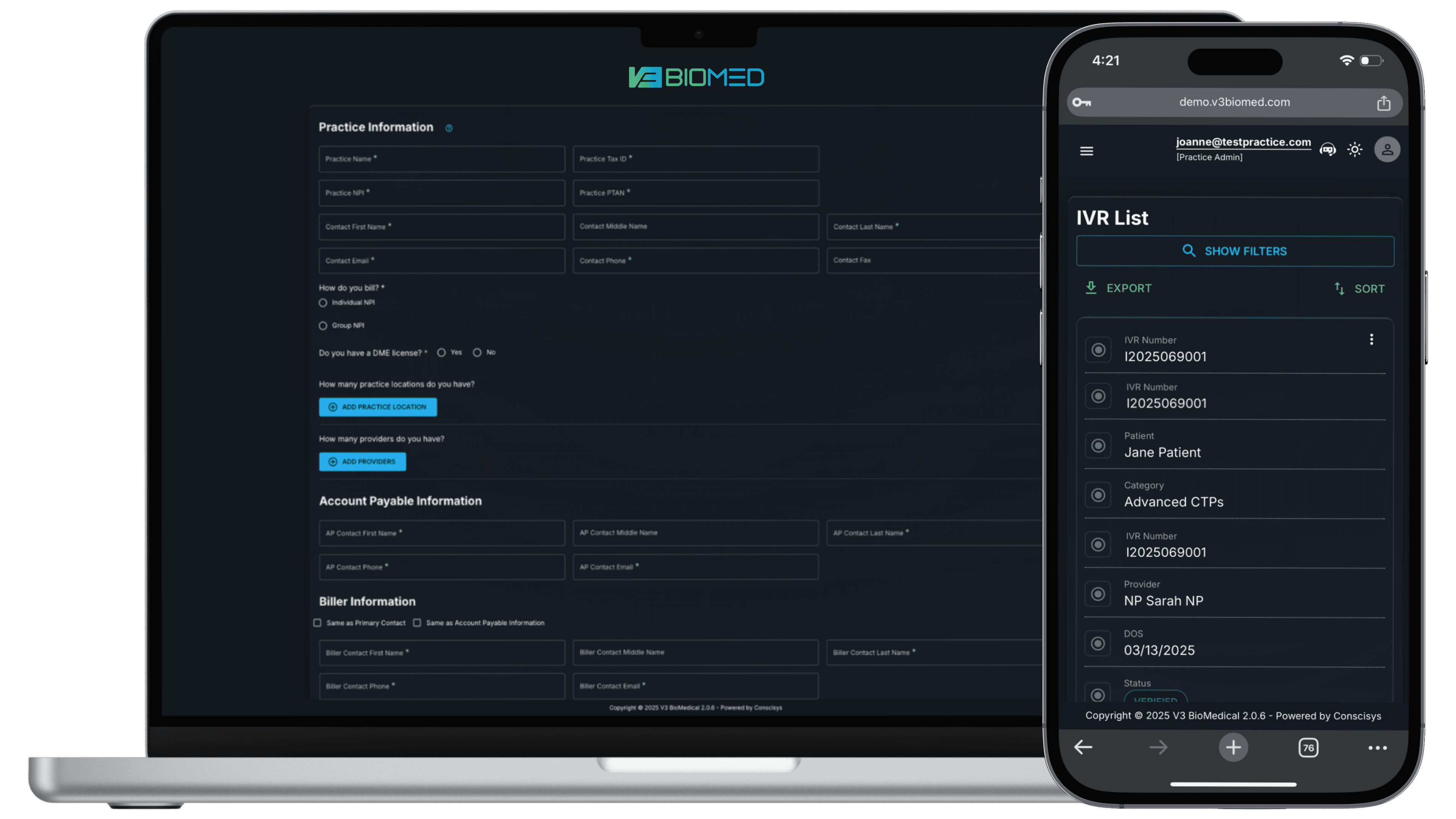 V3 Platform on multiple devices